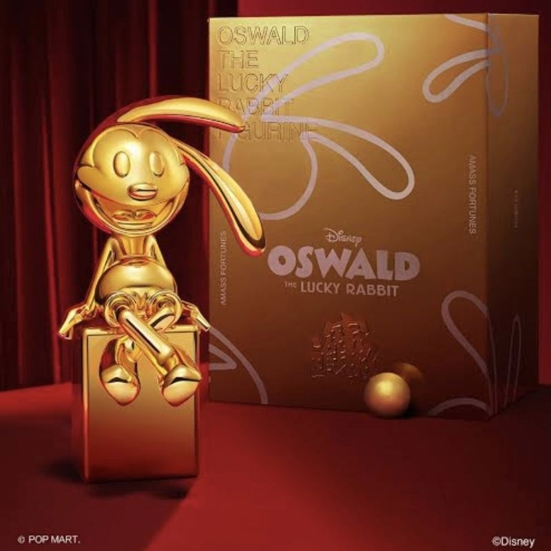 (📌พร้อมส่ง) POP MART แท้หายาก 💯 Oswald The Lucky Rabbit Figurine (Limited Edition)