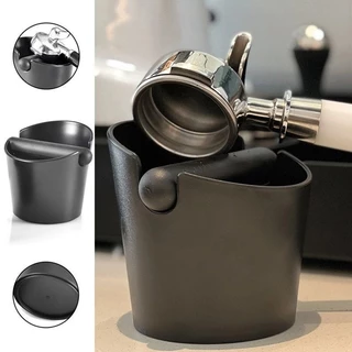 ถังเคาะกากกาแฟ พลาสติกฐานกลม Coffee Knock Box