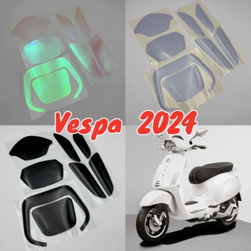 Vespa Sprint2024 ฟิล์มกันรอยไมล์/ไฟหน้า/ไฟเลี้ยว/ไฟท้าย ฟิล์มกันรอยSprint125 ปี2024