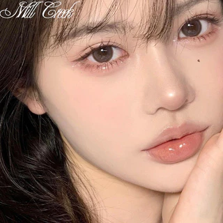 [0~-8.00] MILL CREEK คอนแทคเลนส์สี เลนส์บิ๊กอายน่ารัก สีน้ำตาล Glossy 14.5mm 12 เดือน คอนแทคเลนส์