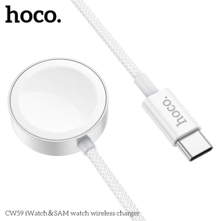 ที่ชาร์จไร้สาย แท่นชาร์จไร้สาย HOCO CW59 แท่นชาร์จไร้สาย wireless charger สำหรับนาฬิกา ระบบแม่เหล็ก Qi จ่ายไฟ 2.5W