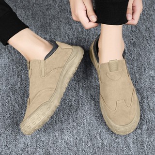 hkboy พร้อมส่ง โกดังไทย รองเท้าผ้าใบ สำหรับผู้ชาย ดีไซน์ใหม่…