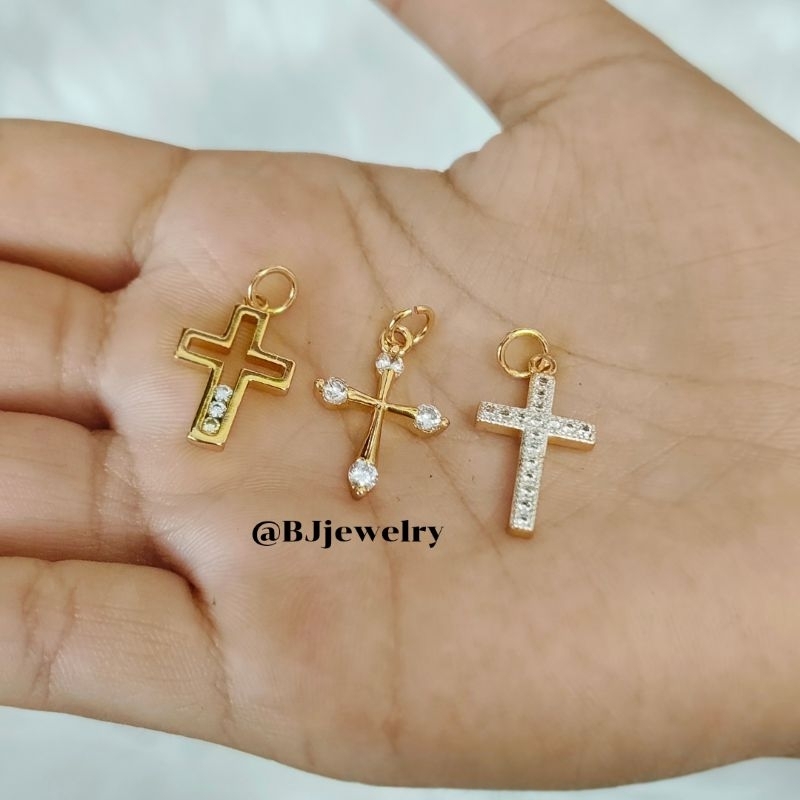 จี้กางเขนสำหรับสร้อยคอ1สล.-2สล.เกรดพรีเมี่ยม