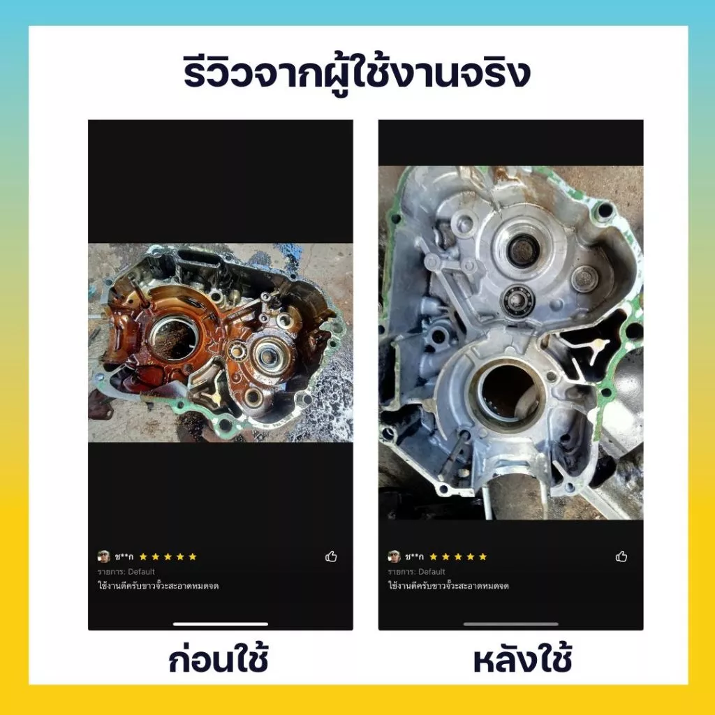 ชุดทำน้ำยาล้างห้องเครื่อง (Engine Degreaser), น้ำยาขจัดคราบน้ำมัน, น้ำยาทำความสะอาดเครื่องยนต์ thumbnail 5