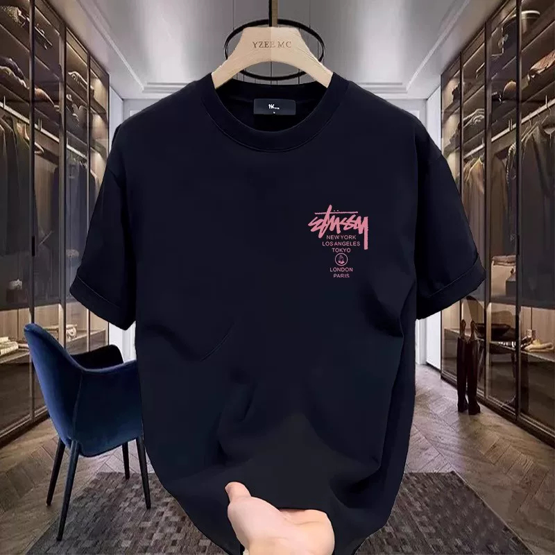 Top.street เสื้อยืด oversize อักษรสีแดง พิมพ์ลาย แขนสั้น คอกลม ทรงหลวม สไตล์เกาหลี เสื้อ - รูปที่ 2