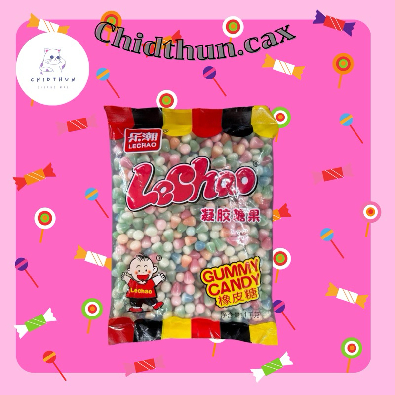 🍡ปีโป้กรอบ🍡ถุง 1 กิโล ปีโป้กรอบ เยลลี่กรวย แพ็คใหญ่ขนาด 1 กิโล เยลลี่ปีโป้กรอบ กรอบนอกหนึบนุ่มใน