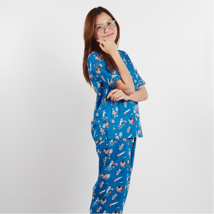 PAUL FRANK ชุดนอน WOMENS SS JULIUS OUTER SPACE PANTS SE