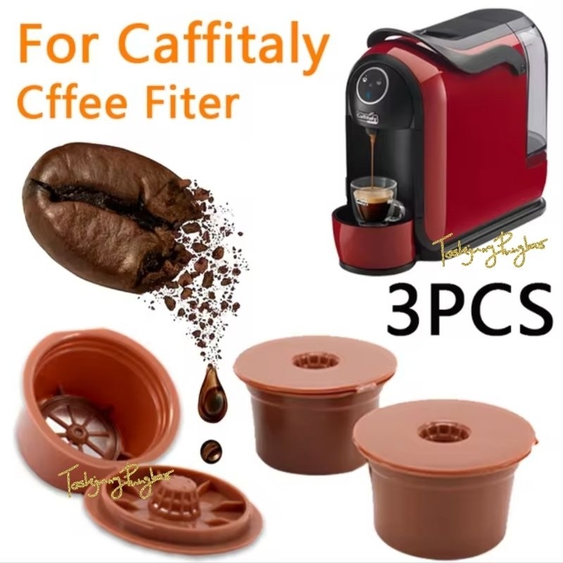 (จัดส่งในไทย) cafissimo or caffitaly capsules refill 3*capsules.