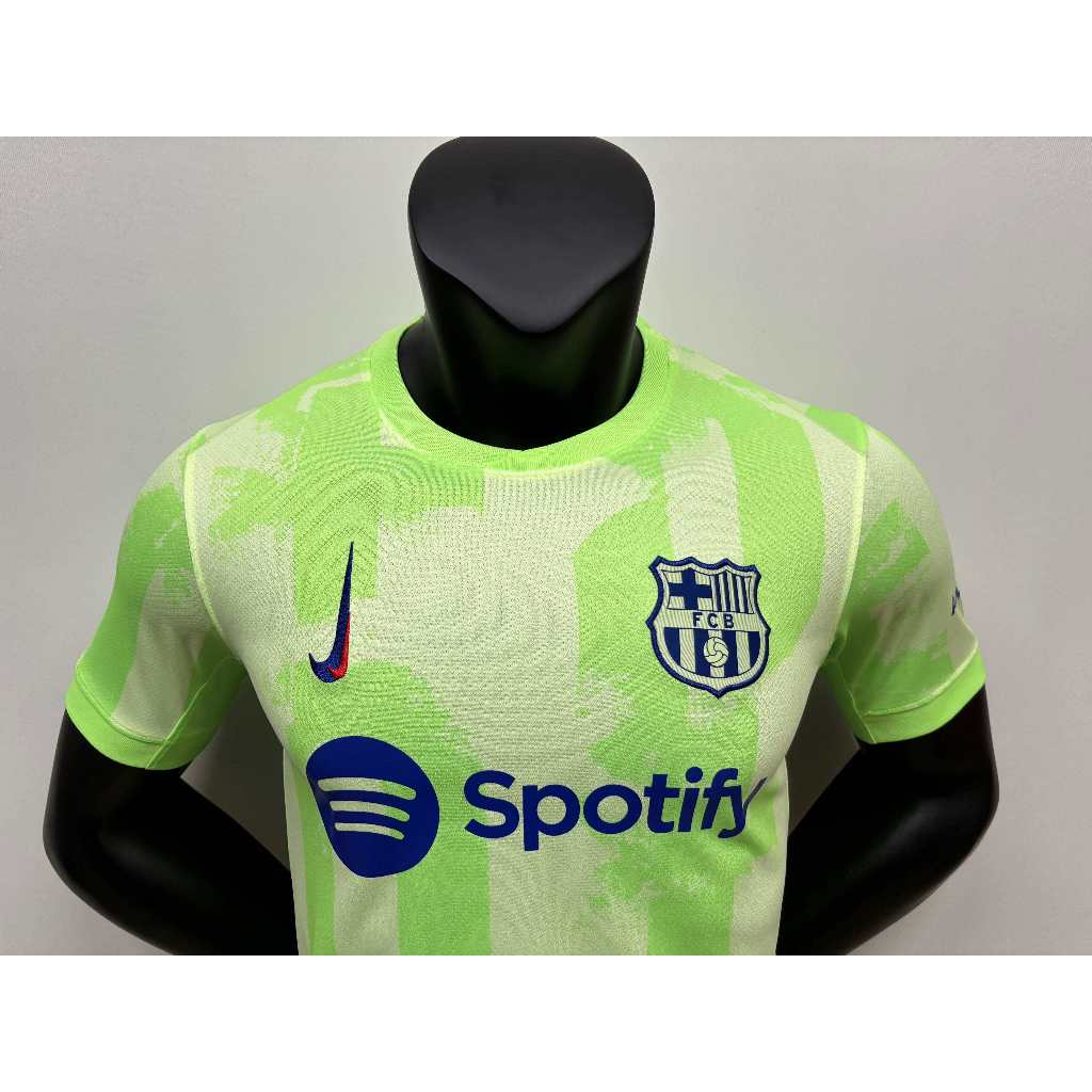 New！คุณภาพสูงสุด Jersey 2024/25 away บาร์เซโลนา เสื้อฟุตบอล เกรด AAA