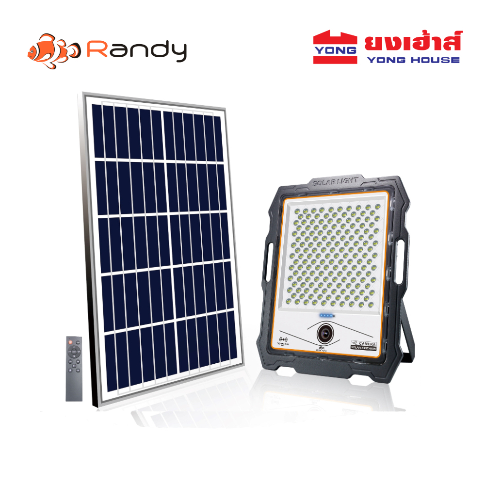 [ส่งฟรี] RANDY SOLAR LIGHT + CCTV ไฟโซล่าเซลล์ + กล้องวงจรปิด SOLAR LIGHT CCTV ไฟ + กล้องวงจรปิด