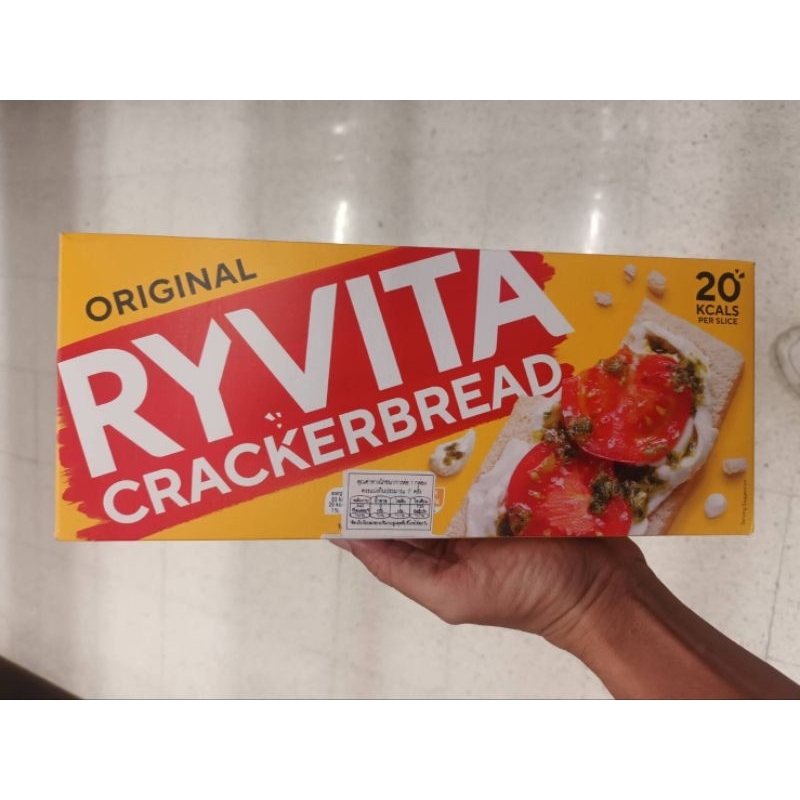 Ryvita Original Cracker Bread 200g.แครกเกอร์กรอบรสดั้งเดิม 200 กรัม