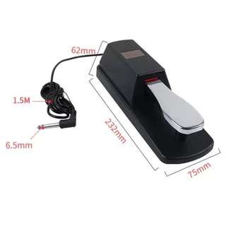 Sustain Pedal Damper แป้นเหยียบเปียโน แพดเดิ้ล ที่เหยียบ คันเหยียบพิมพ์ คีย์บอร์ด ออร์แกนไฟฟ้า Keyboard Piano Organ