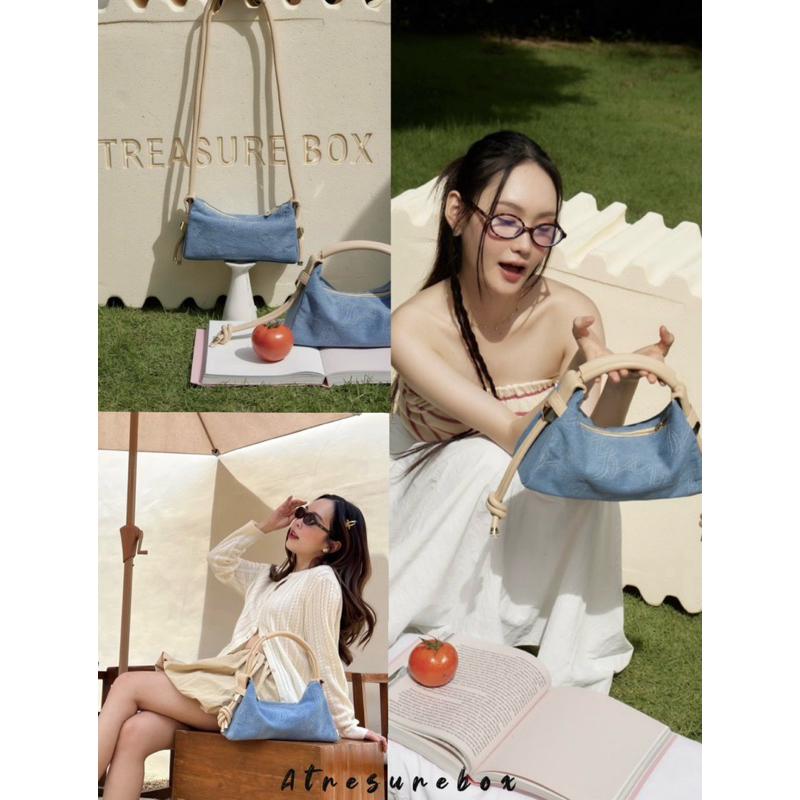 Denim knotted hoho 🧵