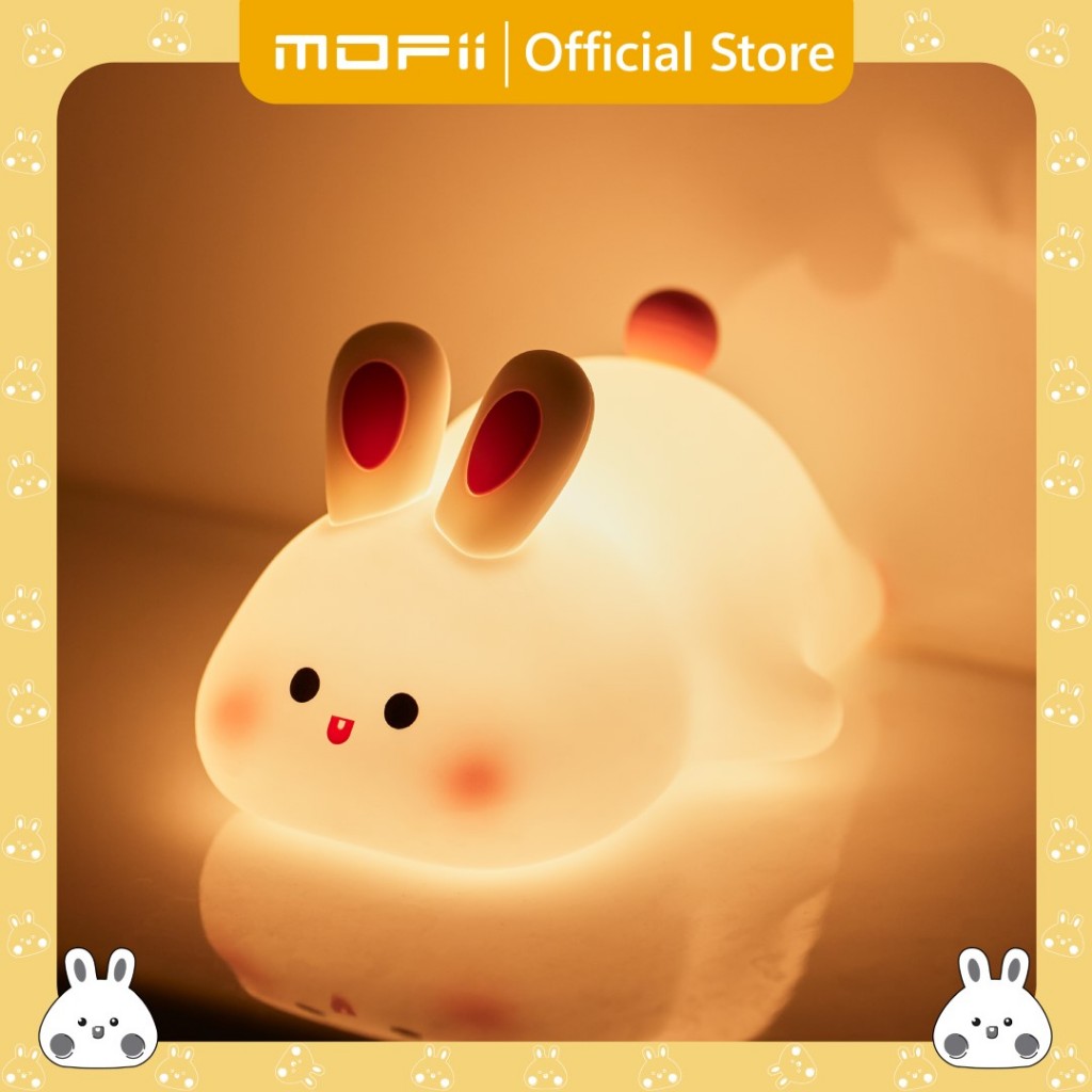 [ของแท้ รับประกันศูนย์ไทย]MOFii โคมไฟน่ารัก BF RABBIT กระต่ายน้อยจอมขี้เกียจ ปรับระดับแสงตั้งเวลาได้