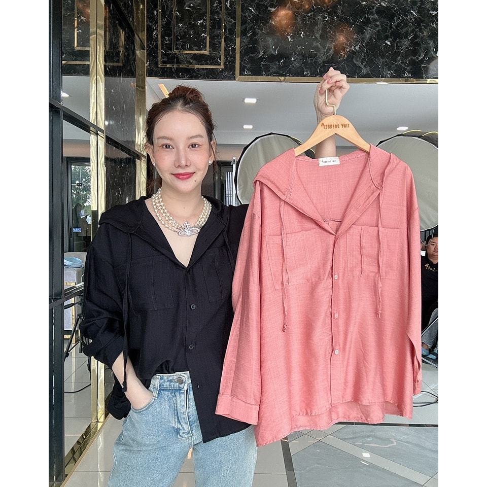 สเวตเตอร์ฮู้ดรุ่นฮิตในตำนาน Come Back แบบปัง แบบสับ ผ้านุ่มใส่สบาย พรางหุ่น เรียบหรูดูดีมากค่า E57 "E76" - Tinysherbet