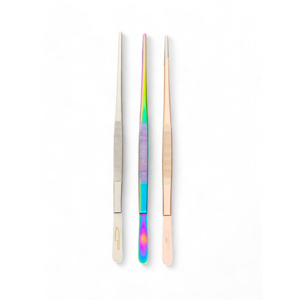 สลักชื่อฟรี❤️💙💛💚  Tweezer 30 cm. 🍱🥗 (ที่คีบตกแต่งจาน)