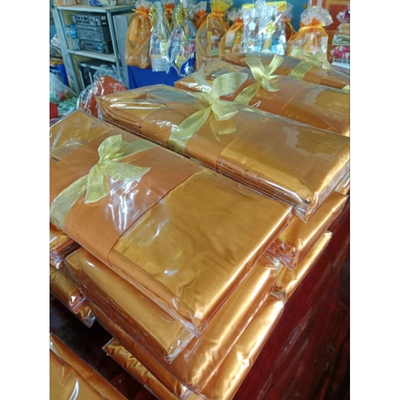 ผ้าไตรจีวร7ชิ้นครบชุดไตรเต็มเกรดAสำหรับบวชพระใหม่