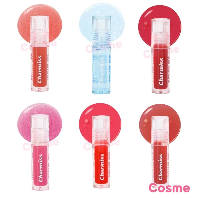 10 สีใหม่ CHARMISS SHOW ME YOUR LOVE GLITTER LIP GLOSS ชาร์มิส ลิปกลอส