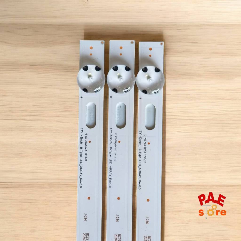 0000147 #หลอดแบล็คไลท์LG รุ่น43UJ630T#43UJ652T#43UU660H#43UK6300PTE #43UK6320PTEรายละเอียดเพิ่มเติมด้านล่าง - รูปที่ 2