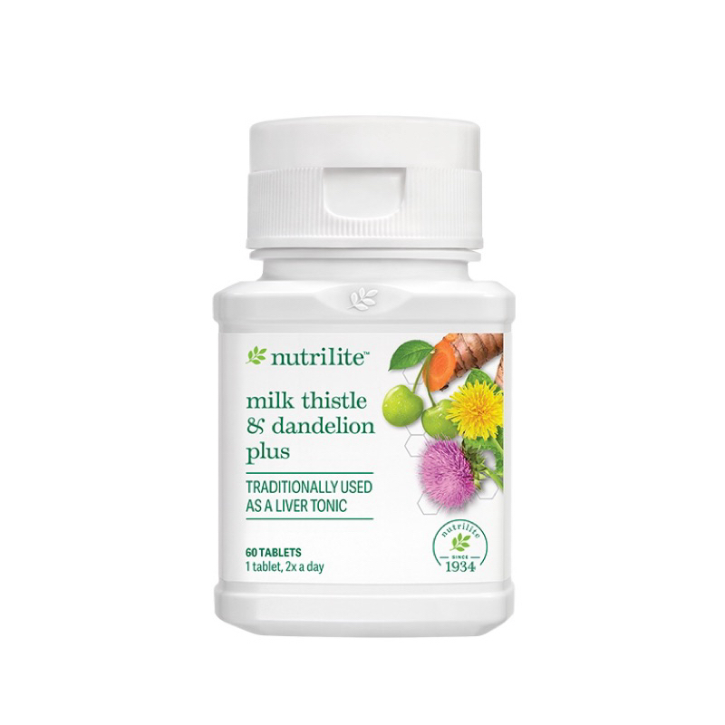 Nutrilite Milk Thistle And Dandelion Plus (60เม็ด) บำรุงและล้างพิษตับ