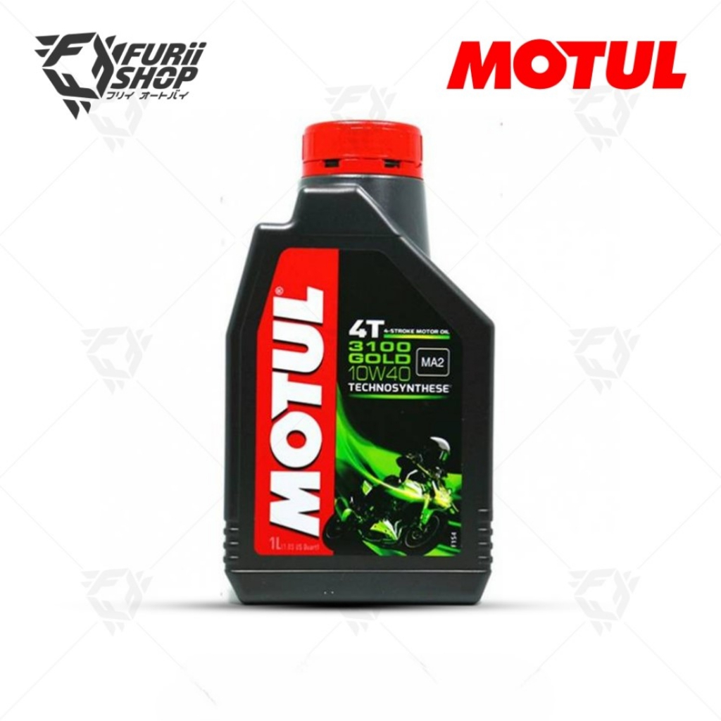 น้ำมันเครื่อง MOTUL 3100 4T GOLD 10W40 TECHMOSYNTHESE ขนาด 1 ลิตร