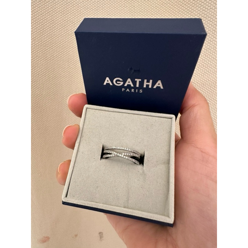 ส่งต่อแหวนแบรนด์ Agatha Paris   ของแท้