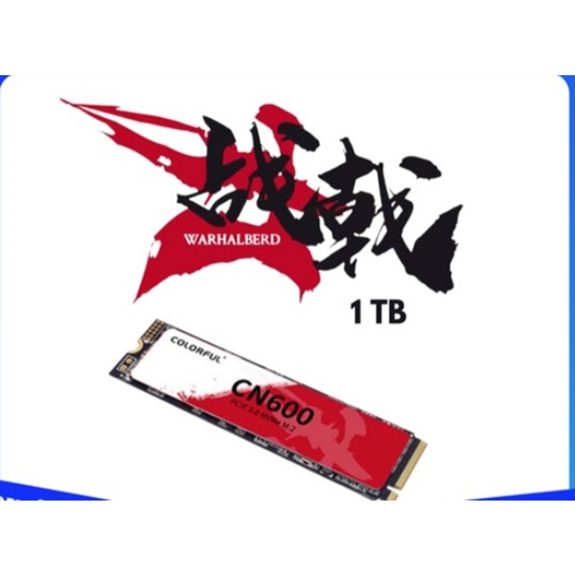 Colorful SSD Warhalberd CN600 256GB/1TB  (M.2 NVMe 3300/2600 MB/s) ไม่มีกล่อง ใช้งานปกติ