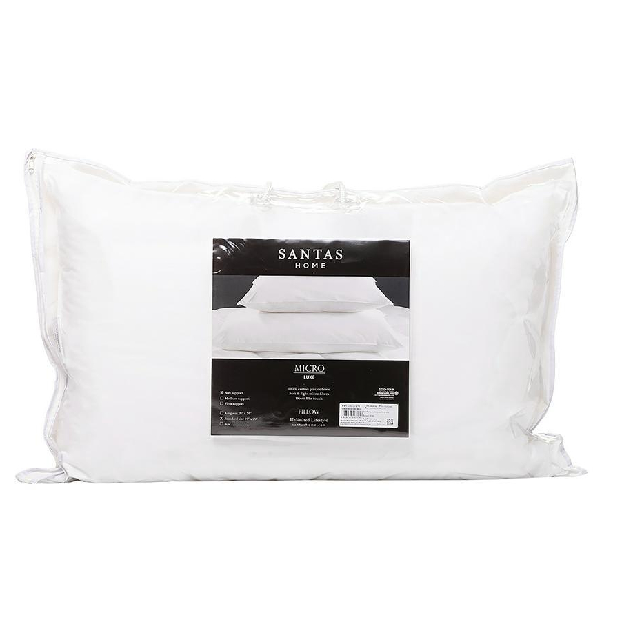 SANTAS HOME หมอน Micro Luxe Soft Support ขนาด 19 x 29 นิ้ว