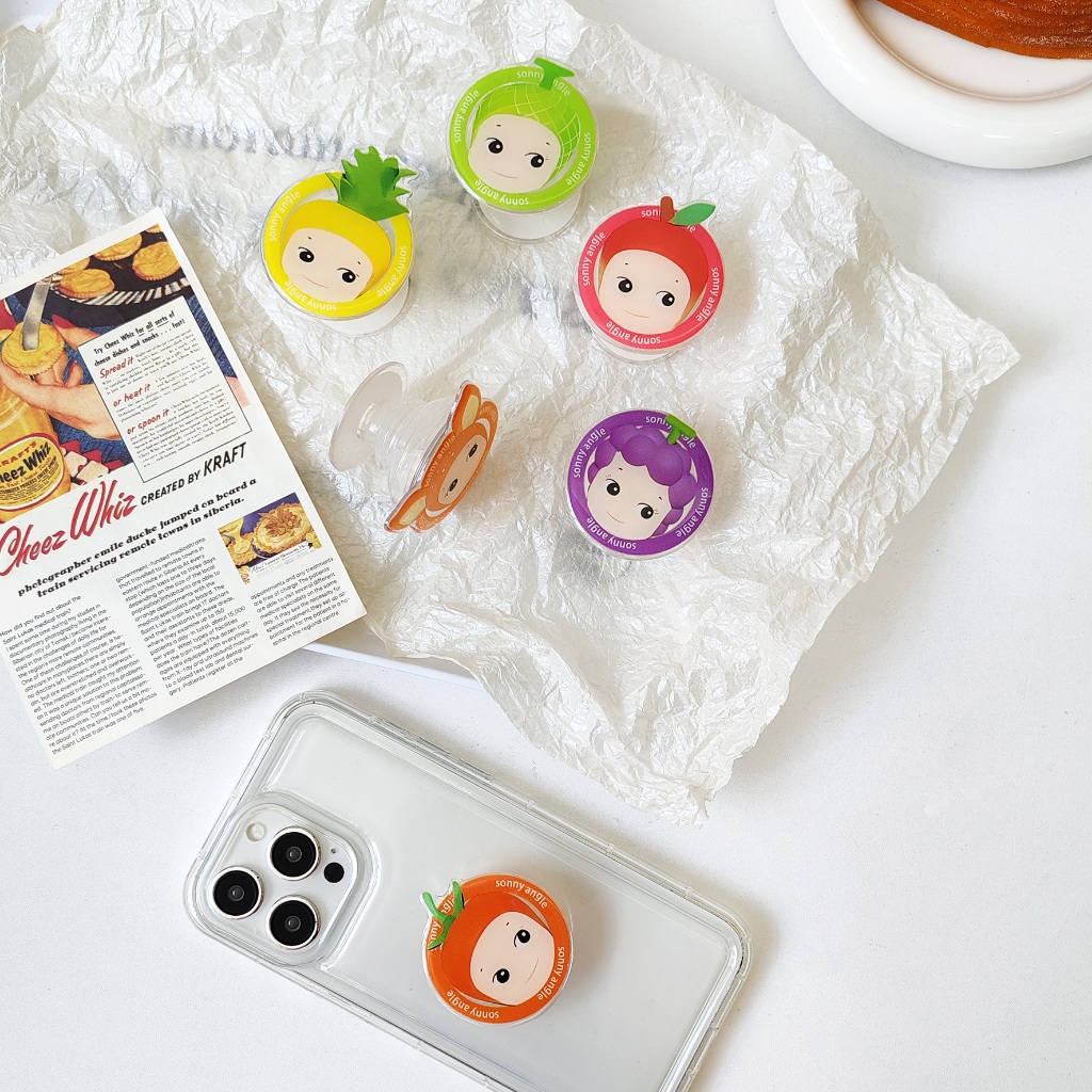 พร้อมส่ง Griptok ที่ติดเคสโทรศัพท์ ตั้งได้ลายผลไม้ ยืดหดได้ ขาตั้งโทรศัพท์มือถือ