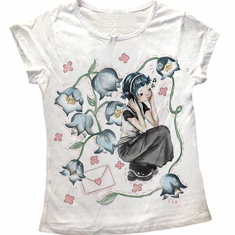 เสื้อวินเทจ เบบี้ที y2k babytee coquette 2000s style 🎀🧿🍰 (aris)