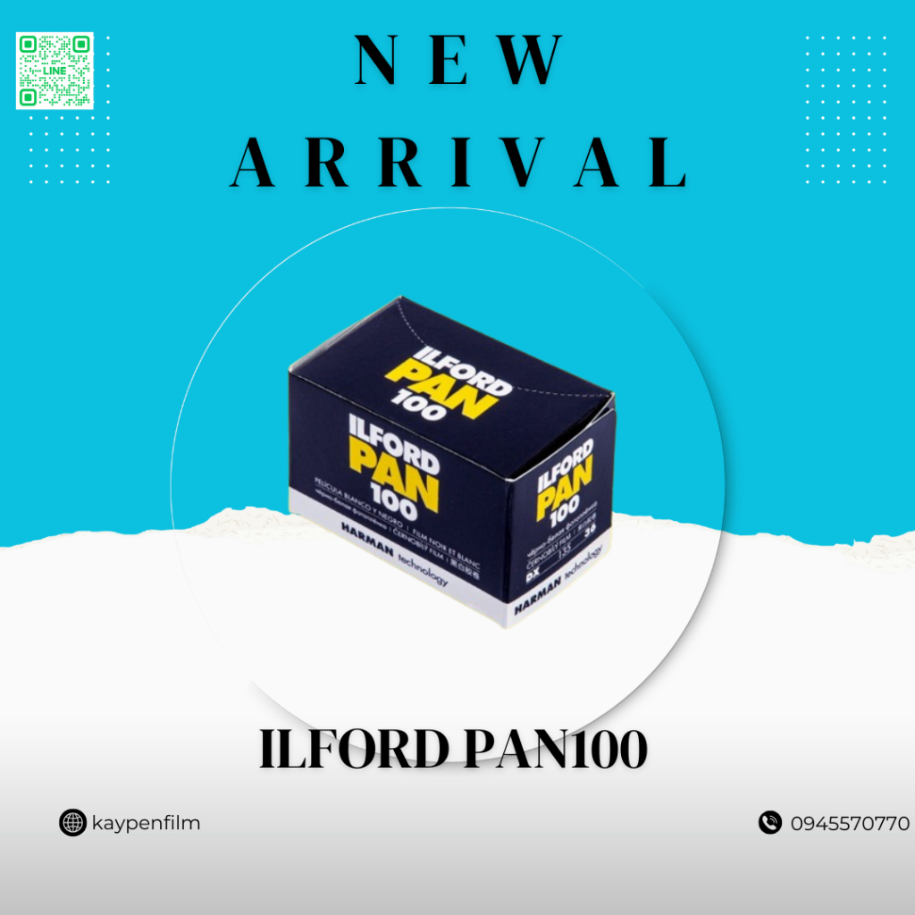 ฟิล์มขาวดำ ILFORD PAN100