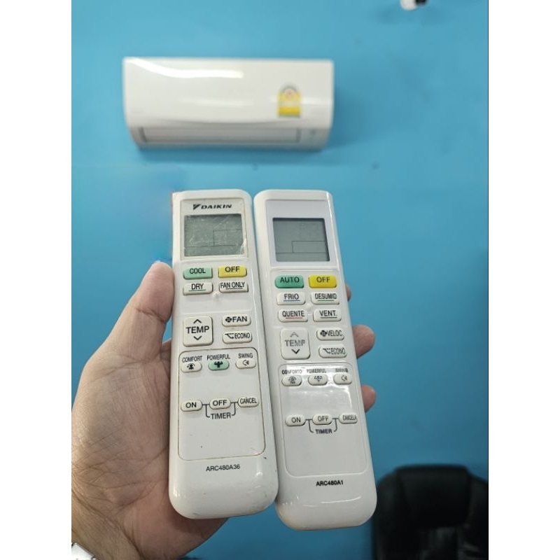 รีโมทแอร์​ ไดกิ้น​ DAIKIN​ รุ่น​ ARC480A1​ใช้แทนรุ่นARC480A--ได้ทุกรุ่น รูปที่ 2