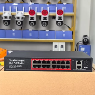 USEE (รับประกัน 1 ปี) USEE POE SWITCH 4P / 8P / 8P uplink Gigabit / 16P / 24P สวิตส์จ่ายไฟ จากร้าน yoosee cctv