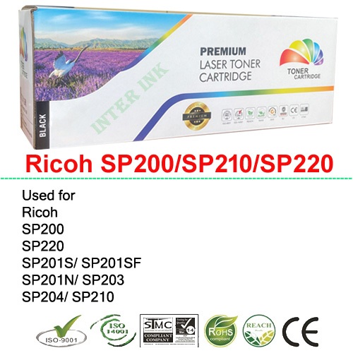 ตลับหมึก Ricoh SP200 / SP210 / SP220 (สีดำ) Compatible