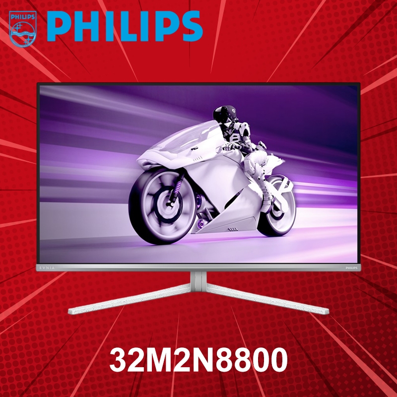 จอมอนิเตอร์ 32" Philips Evnia 32M2N8800 QD OLED 4K 240Hz ประกันศูนย์ 3 ปี