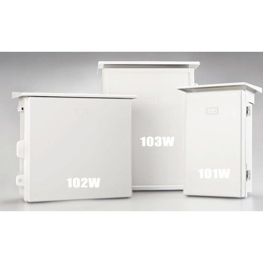 Nano 102W 102CW 102-NN ตู้พลาสติกกันน้ำ มีหลังคา  ขนาด328x160x322mm