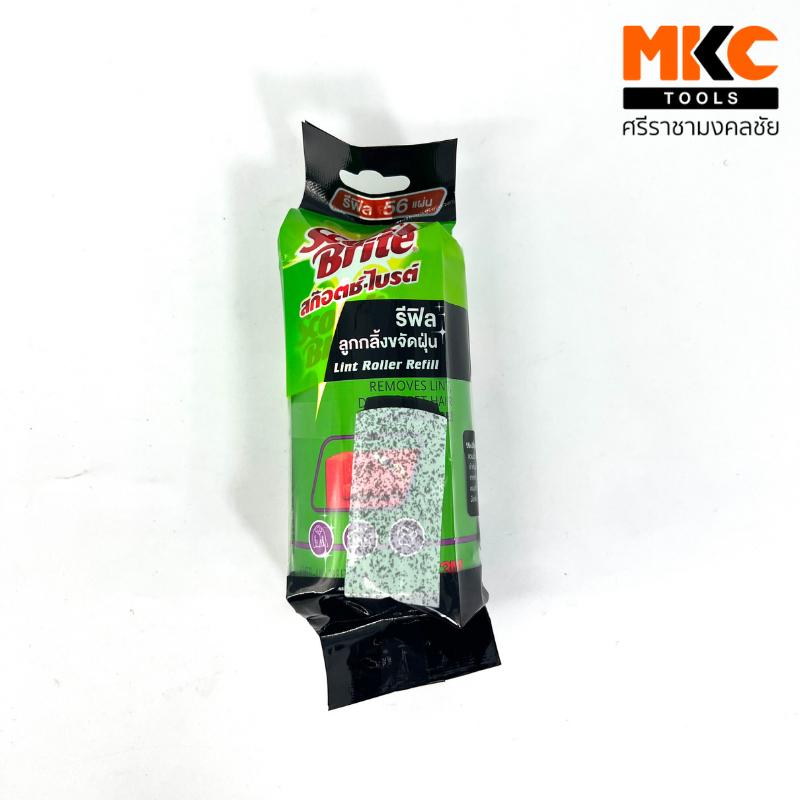 3M รีฟิลลูกกลิ้งขจัดฝุ่น 56 แผ่น Scotch Brite