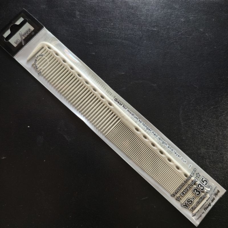 หวีรองตัดรองตัดละเอียด(พิเศษ)YS PARK HAIR DESIGNERS YS-335 ทนความร้อนสูงของแท้💯%