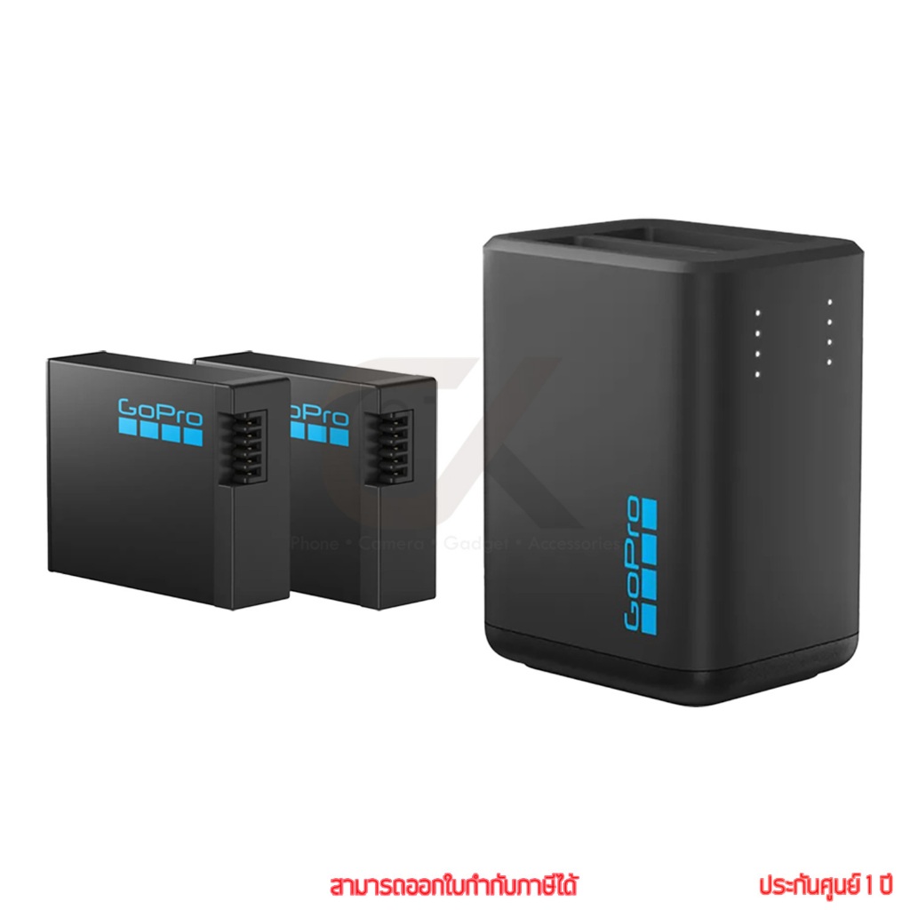 GoPro Enduro For Hero 13 Black Dual Battery Charger + Enduro Batteries 2Pcs แบตโกโปร by ckonline