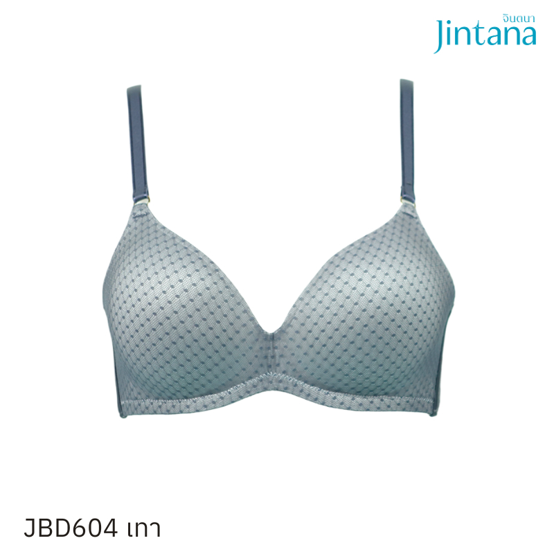 Jintana เสื้อชั้นใน รุ่น Daily รหัส JBD604 (ไม่มีโครง) เสื้อในกระชับ ผ้าเย็นใส่สบาย ทรงสวย ไม่อึดอัด ใส่ได้นาน 24 ชม