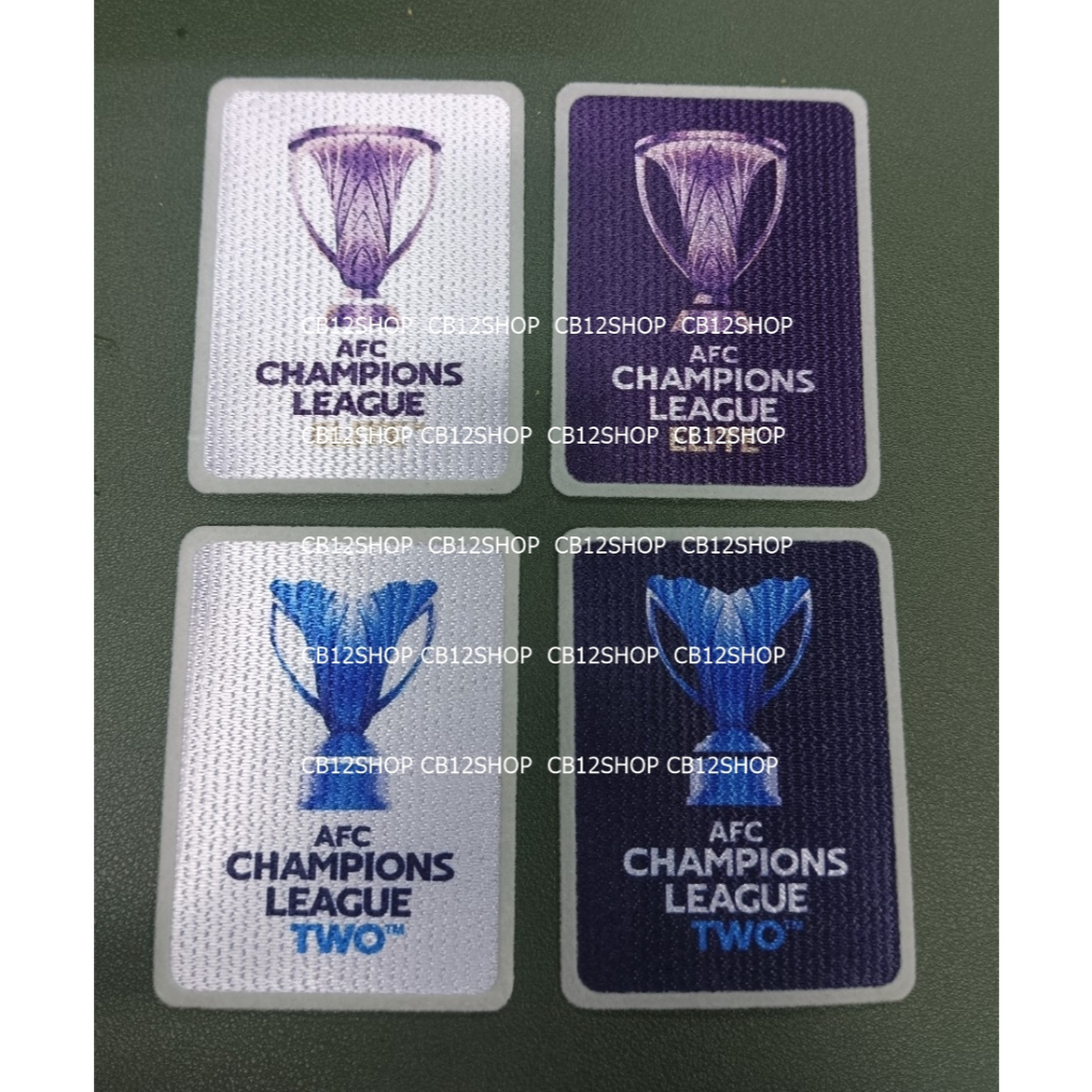 ของแท้ อาร์ม  2024 Original ACL AFC CHAMPION LEAGUE ELITE / TWO Badge