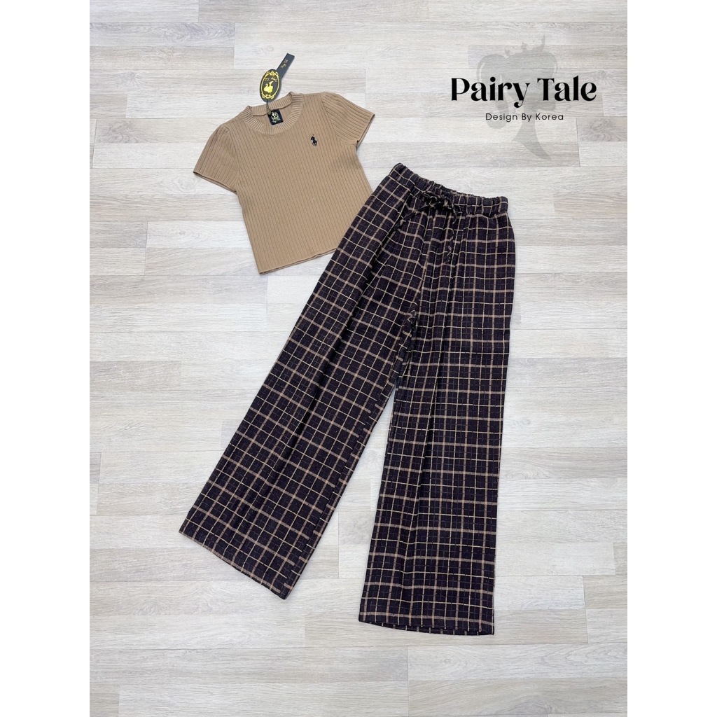 "เช็คสต็อคสินค้าก่อนสั่งซื้อค่ะ" Pairy Tale Set เสื้อผ้าลายทางเนื้อนุ่มมากกยืดได้เยอะเข้ารูปใส่สบายสุดๆ