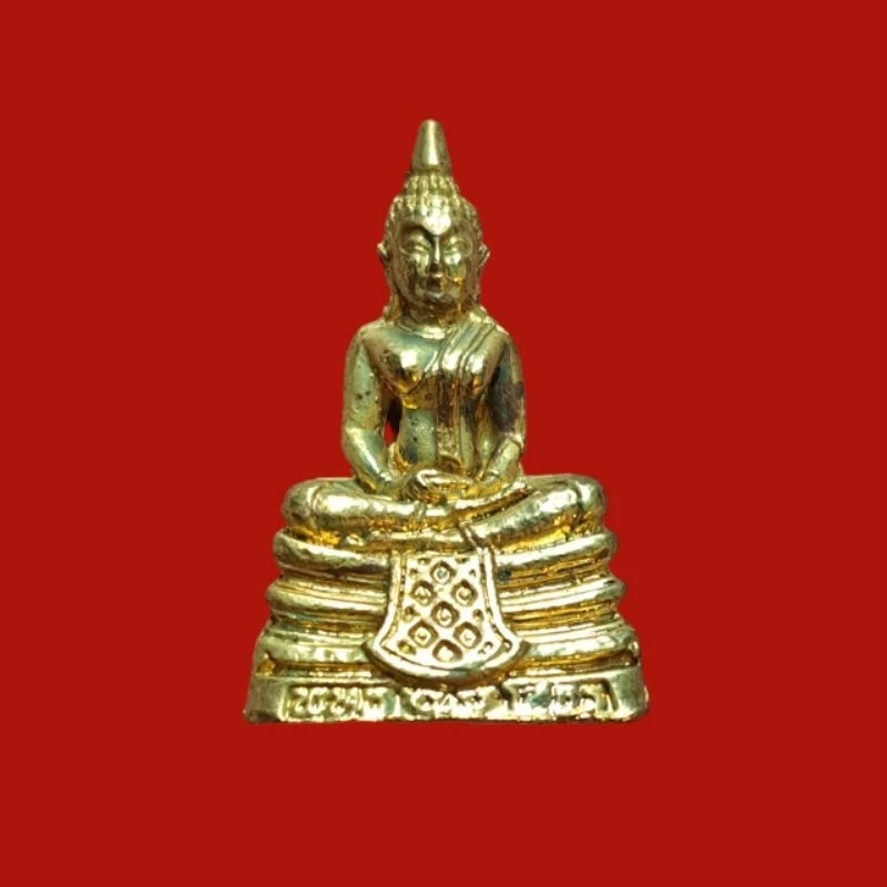 พระพุทธโสธร รุ่นสร้างอุโบสถ ปี 2539 กะไหล่ทอง thumbnail 3