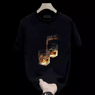 เสื้อยืดแขนสั้นคอกลม แฟชั่นผู้ชาย ฮอตฮิต ES-0241