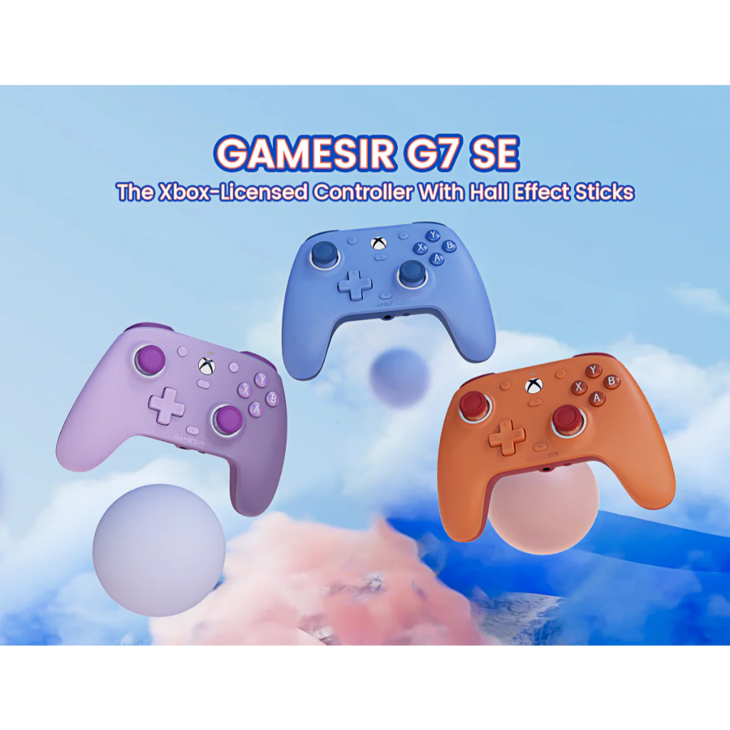 จอยคอนโทรลเลอร์ GameSir G7 / G7 SE Wired Controller for Xbox & PC Hall Effect จอยไม่ดริฟต์ มีสาย
