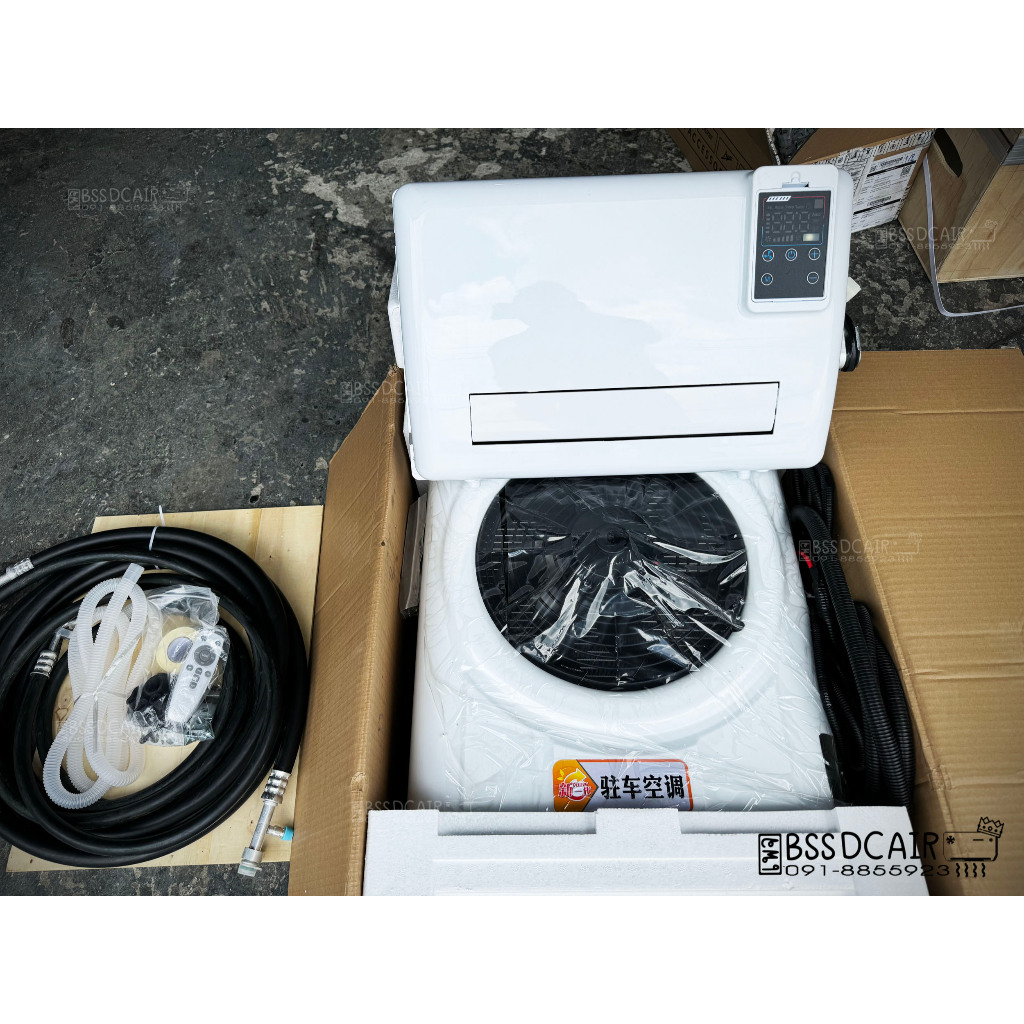 แอร์ DC 24v แอร์ไฟฟ้า ​DC​ เหมาะกับรถตู้​ รถบรรทุก​ รถ​CAM รถVAN อุปกรณ์ปรับอากาศรถยนต์​  24โวล์​