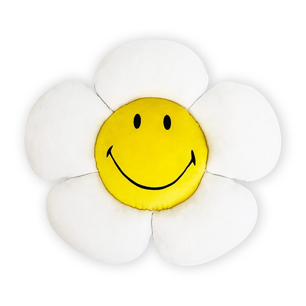 SMILEY®  WHITE  DAISY  CUSHION