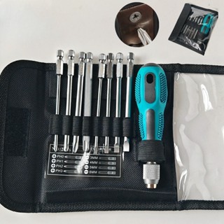 MOVATEK ชุดไขควง phillips slotted set 9 ชิ้น ไขควงชุด ไขควงป…