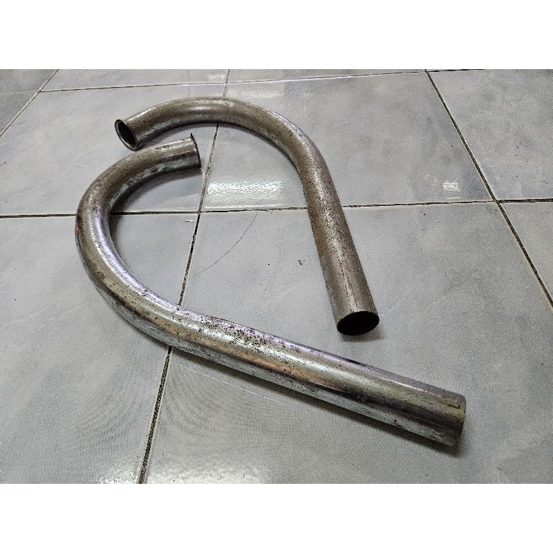 คอท่อ ไอเสีย หน้า 1คู่ Honda C92 C95 ใหม่เก่าเก็บ ราคาต่อ1คู่