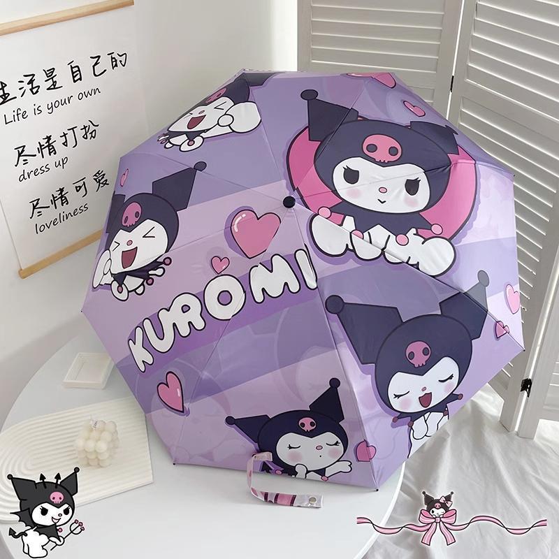 ขนาดเล็ก Sanrio ร่มกันแดดน่ารัก ป้องกันแบบเต็มรูปแบบรังสีอัลตราไวโอเลต